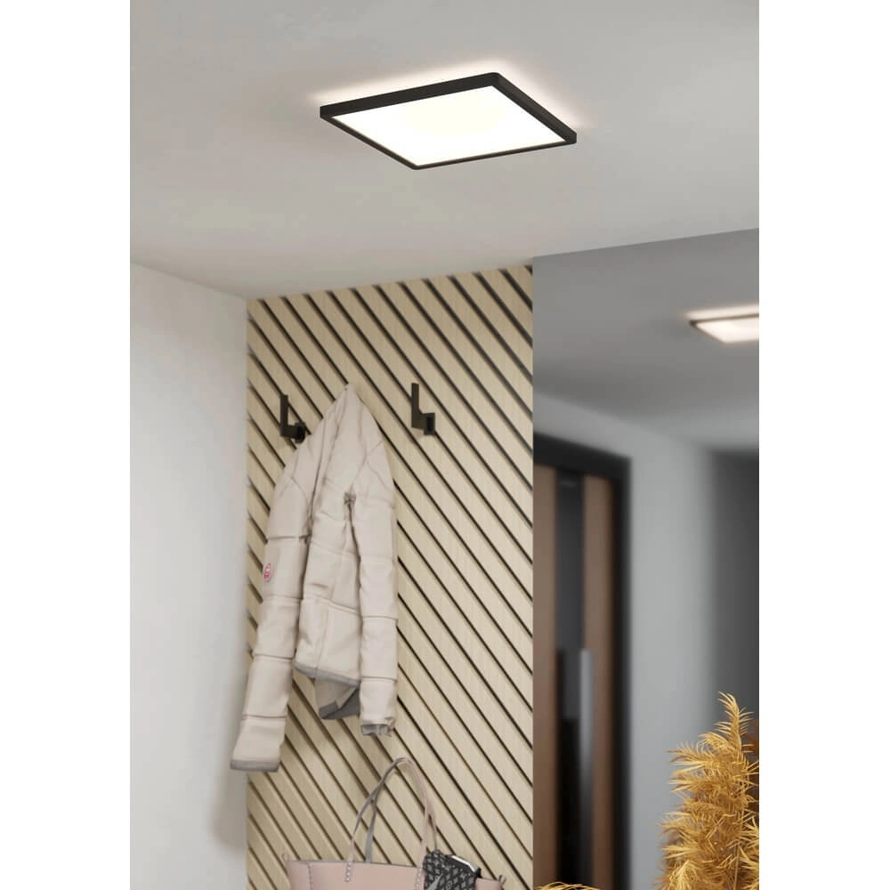 Ceiling light Minerario 29 x 29cm black Eglo 9008606313587