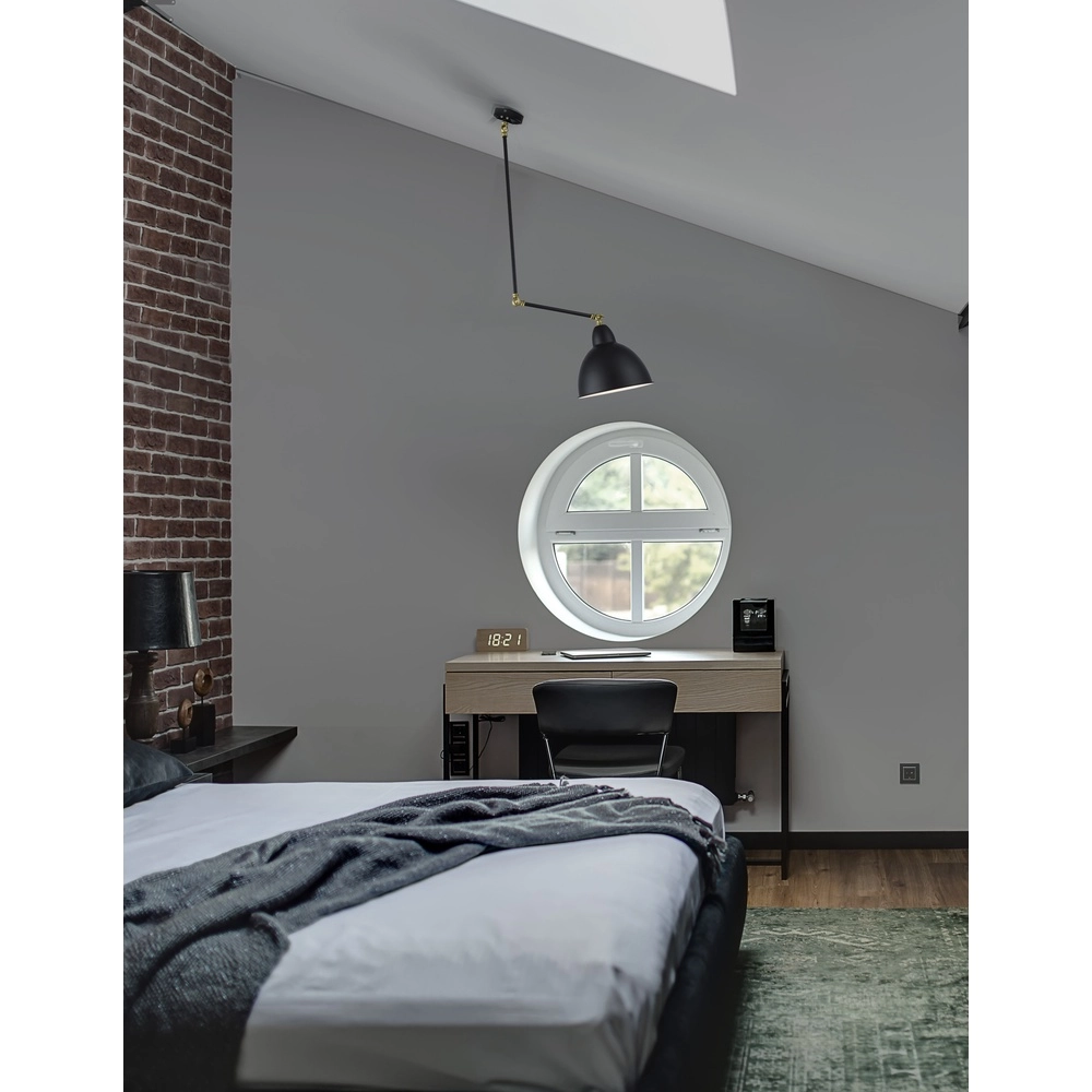 Ceiling lamp Virgo black Lyora 5212017420732