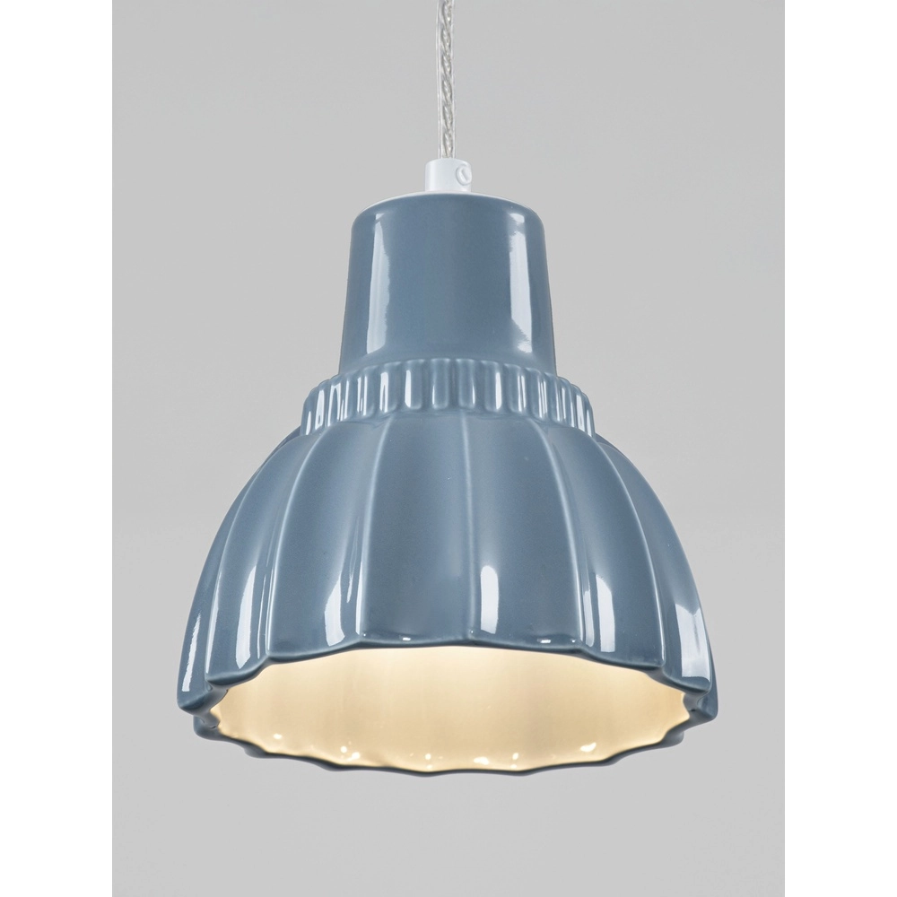 Pendant lamp Picco white with blue Lyora 5212017495372