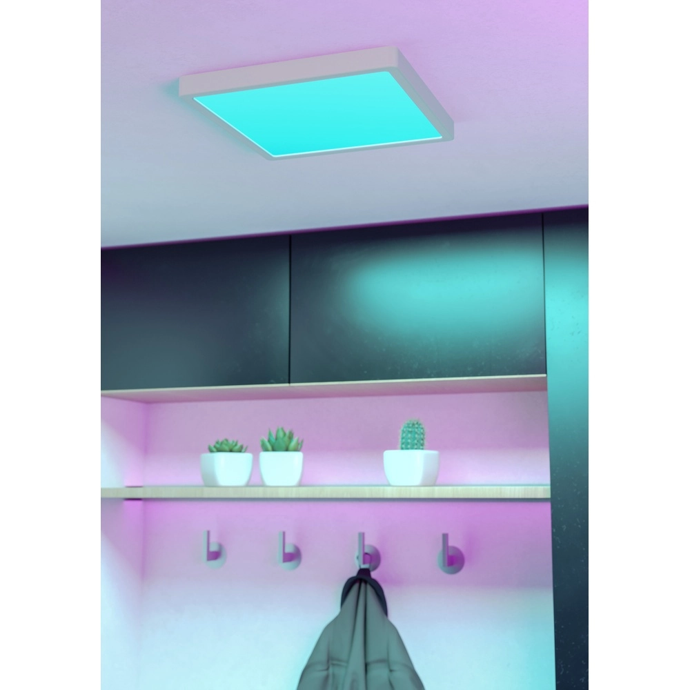 Ceiling light IP44 Fueva 6-Z Square - White - 29.5x29.5cm Eglo 9008606330584