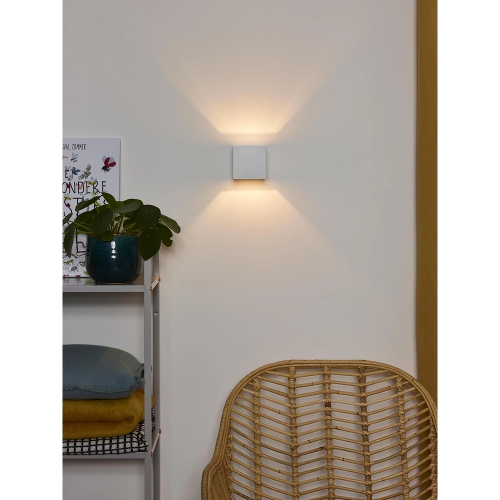 Design wall spot Devi square white Lucide 5411212091611