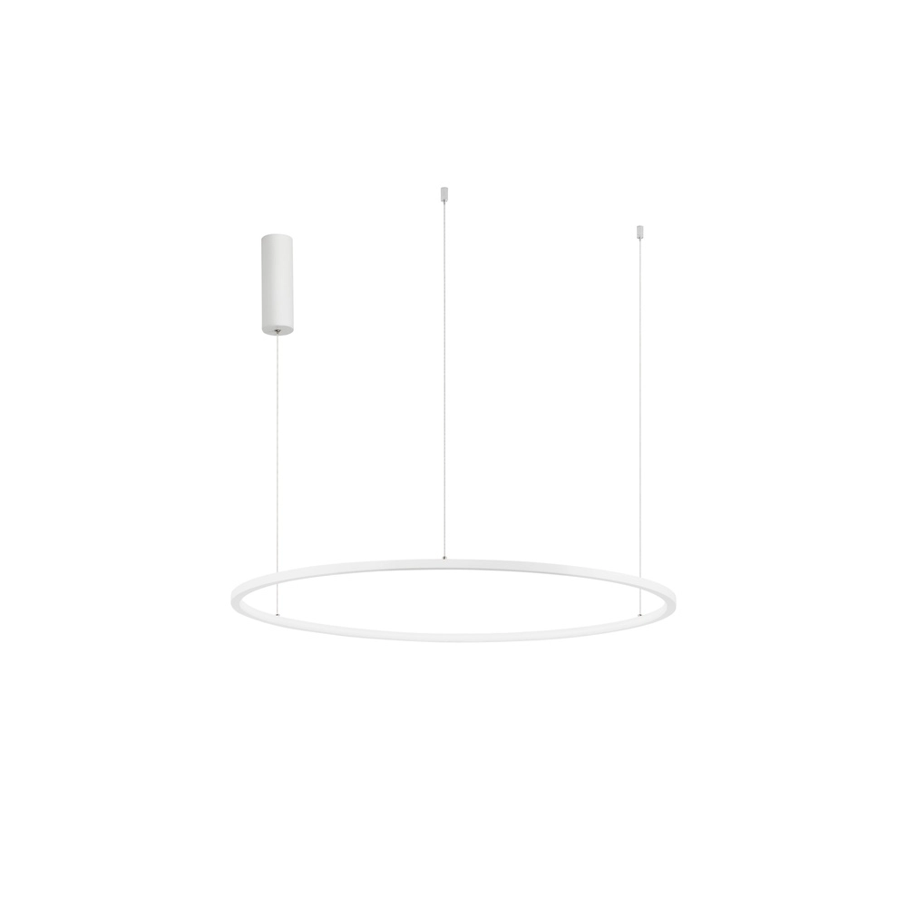Round pendant lamp Tarquin white Ø 80cm Lyora 5212017438294