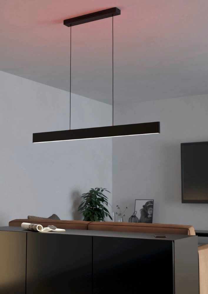 Zigbee led pendant light Andreas-Z 117cm - black Eglo 9008606274475