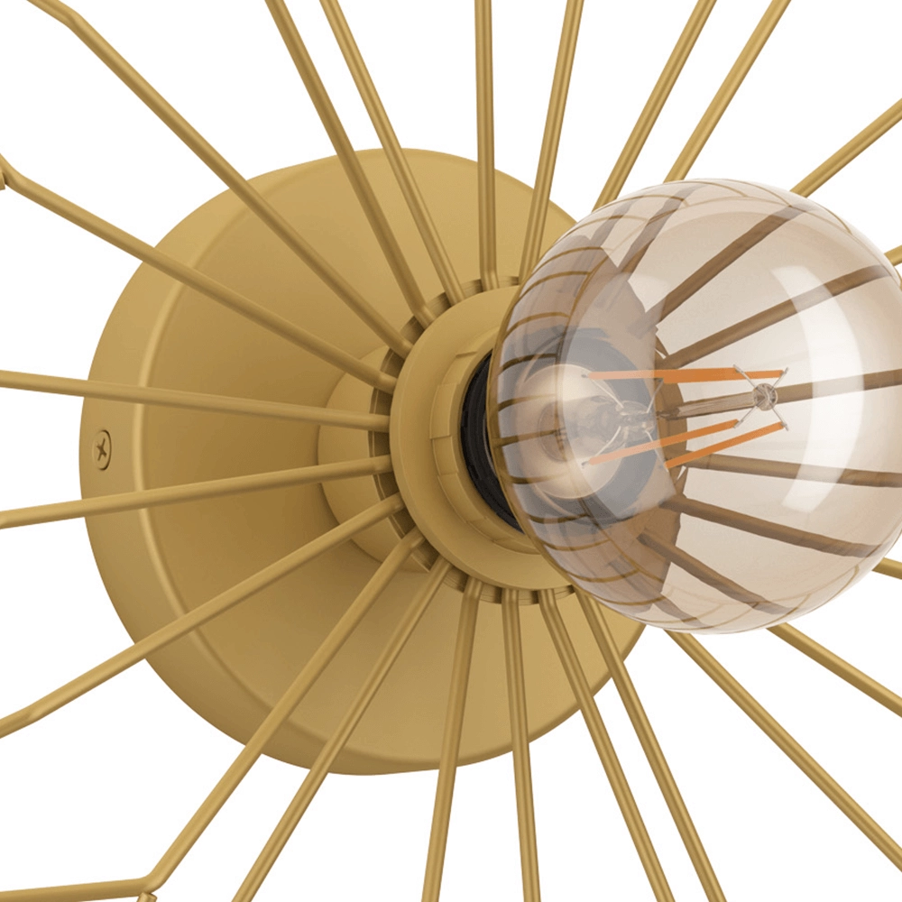 Golden ceiling lamp Castanuelo Eglo 9002759434434