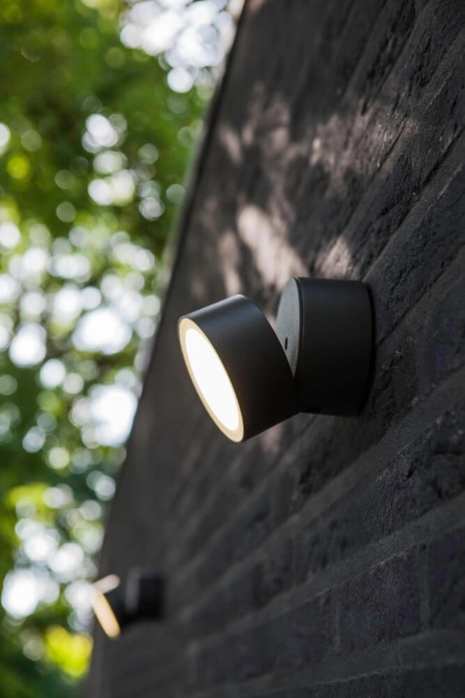 Directional wall lamp Trumpet anthracite 900lm Lutec 6939412027500