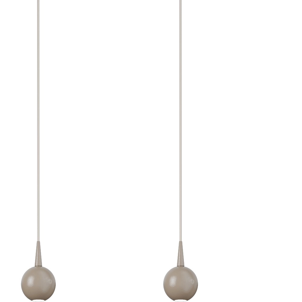 6-light pendant lamp Talana beige terra Ø 6cm DTW Masterlight 8718121399041