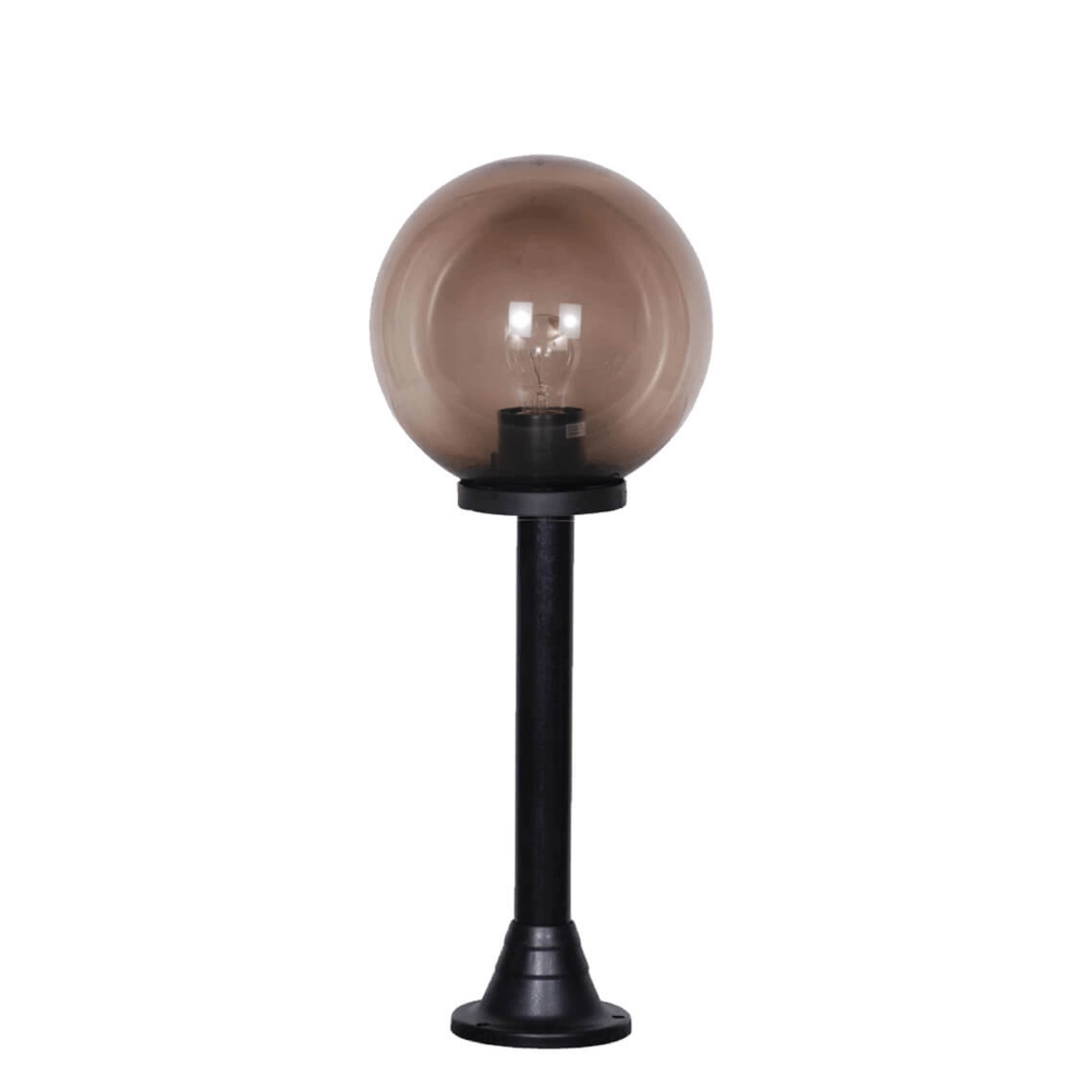 Ball lamp Bolano 71cm. standing smoke