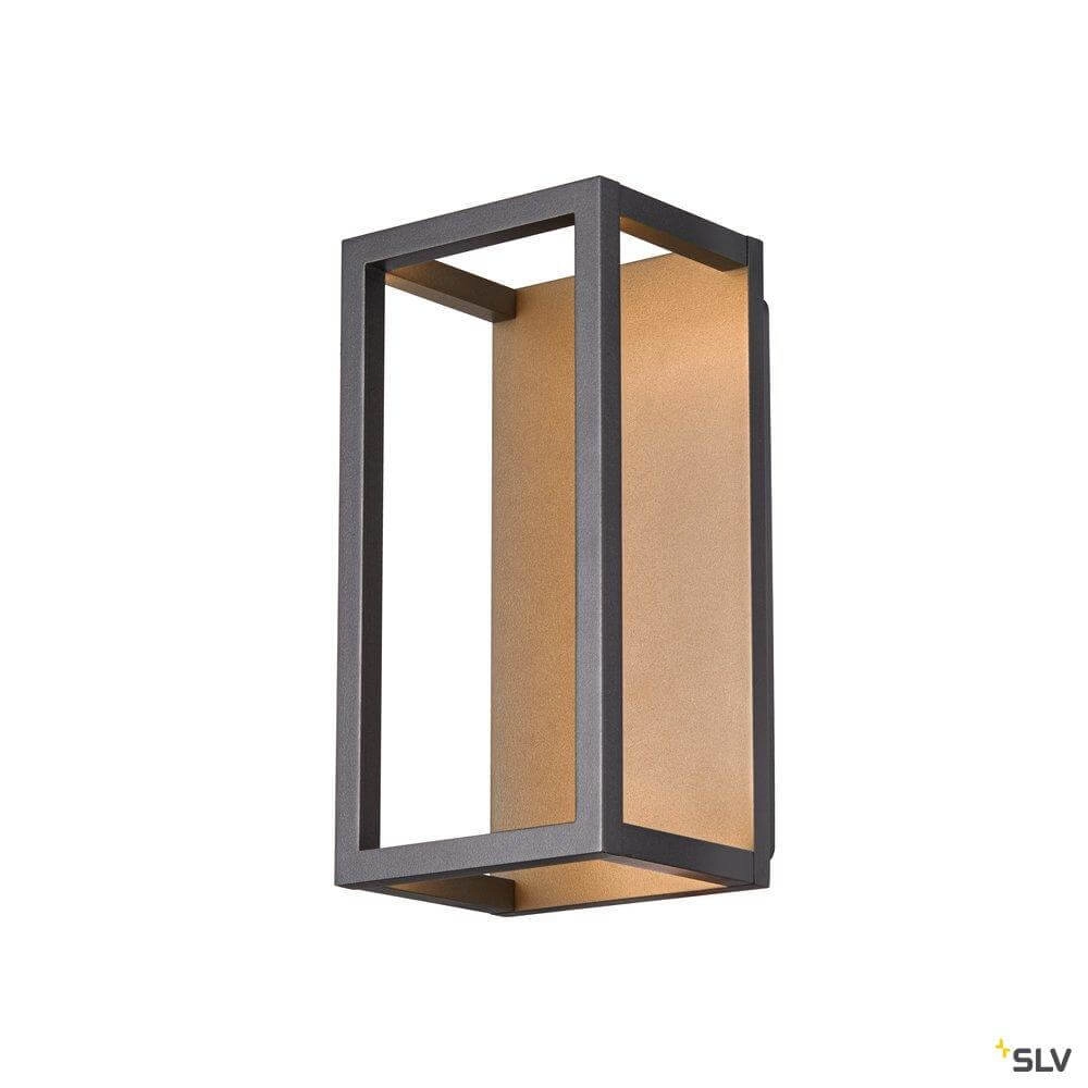 Sleek outdoor lamp Quadrulo with LED