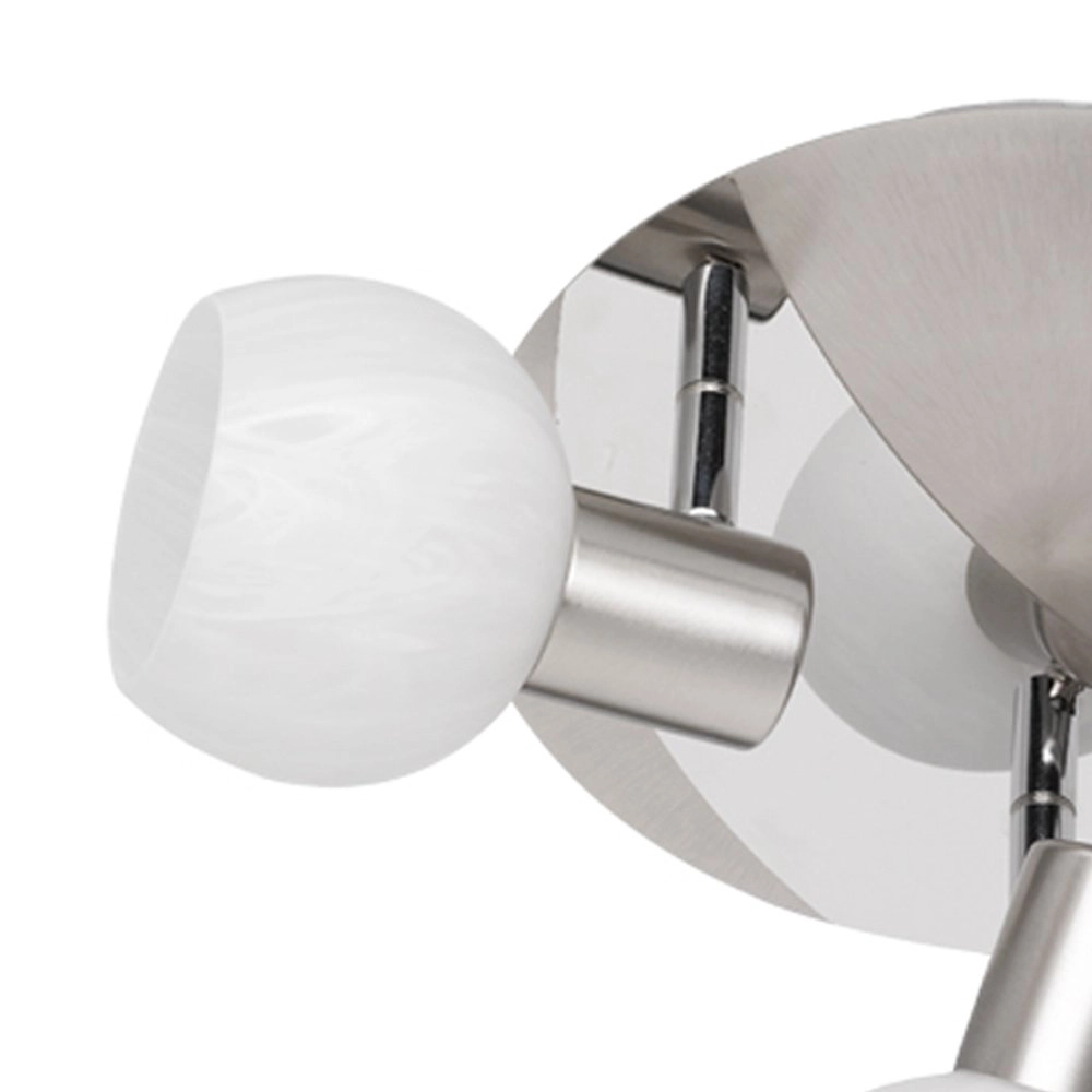 Ceiling spot Antibes 3-light nickel matt Trio 4017807353600