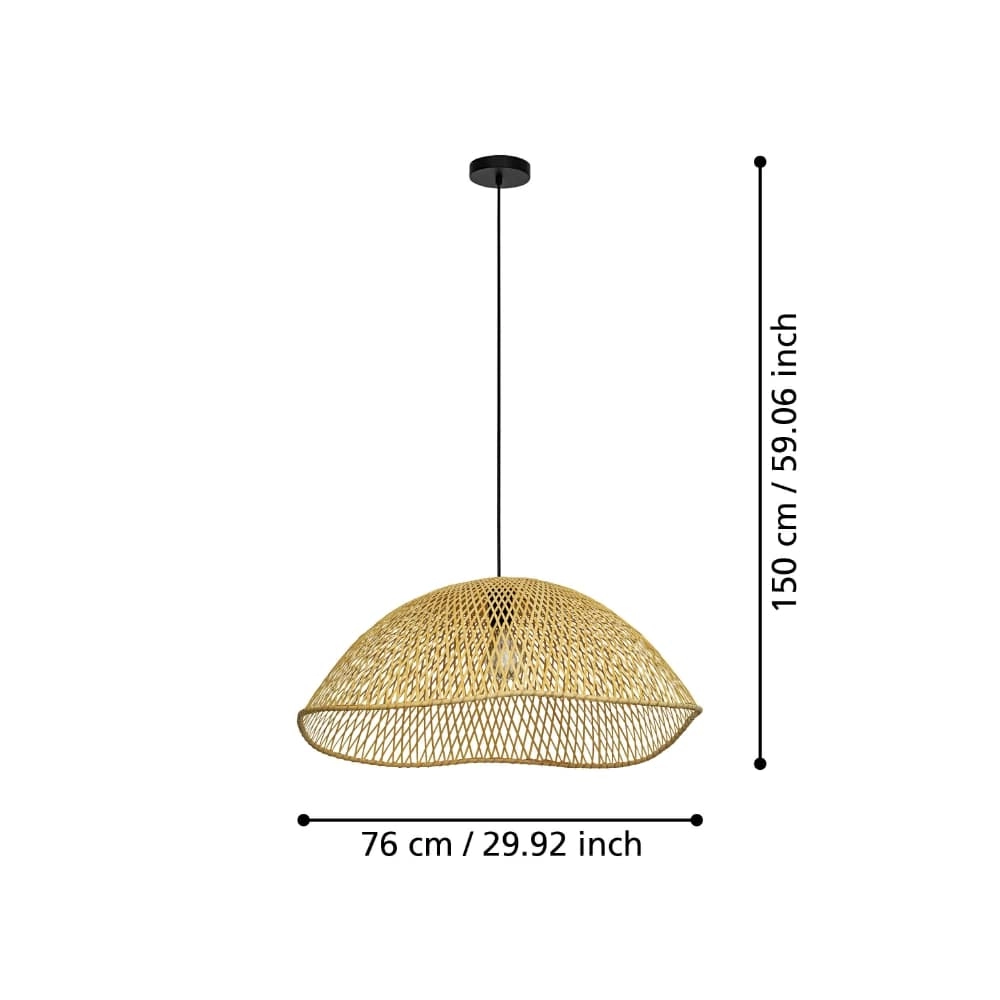 Scandinavian hanging lamp Sambucona Ø 72cm Stars of Light 9008606243419