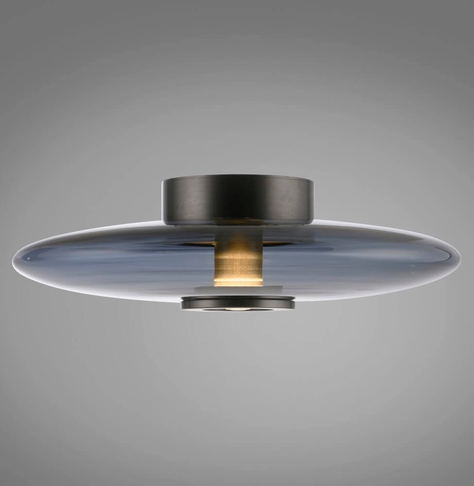 Designer ceiling lamp Pure Vitrum gray Paul Neuhaus 4012248382660