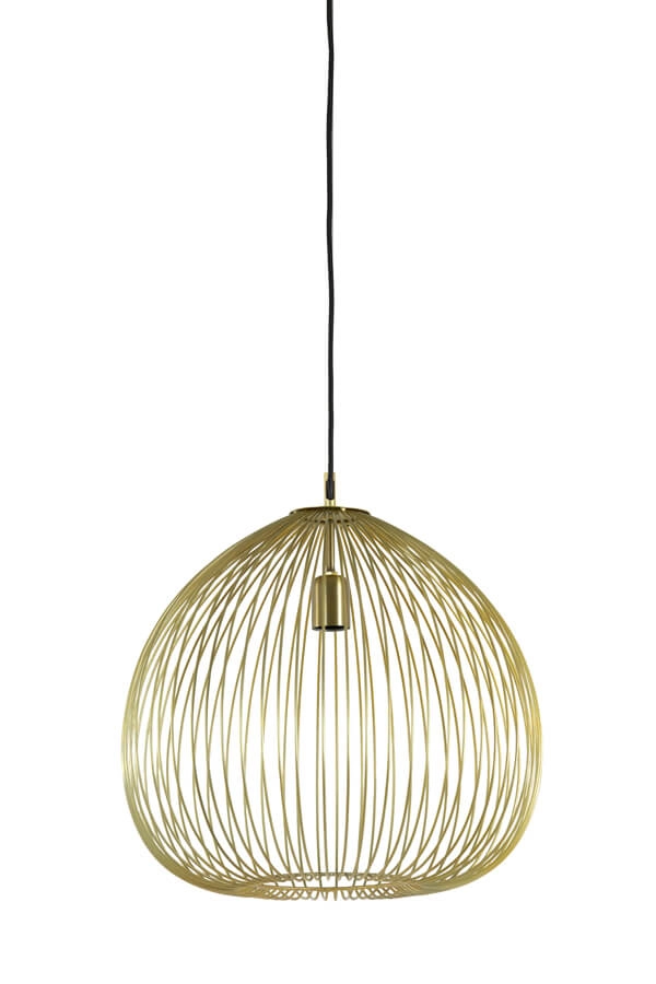 Golden pendant lamp Rilana Ø 45cm Light & Living 8717807649777