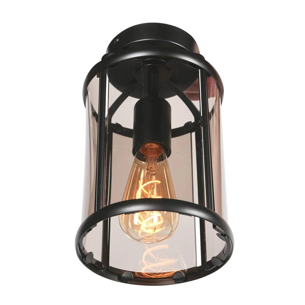 Classic ceiling lamp Pimpernel black Steinhauer 8712746174212
