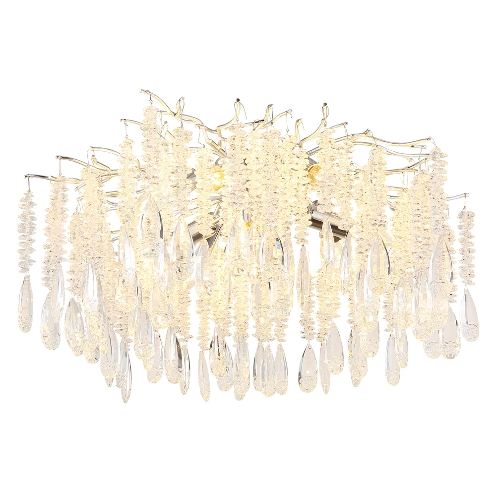 Ceiling lamp Kinga silver grey Ø 60cm