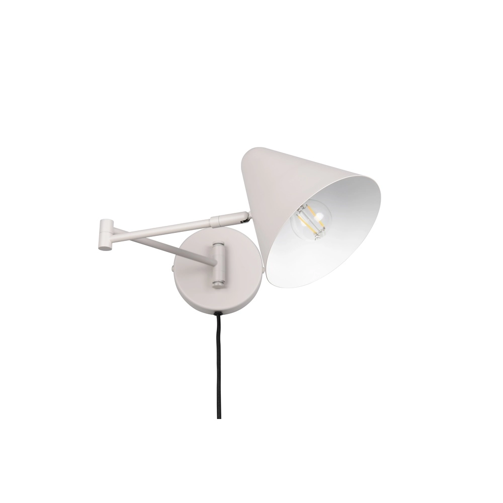 Design wall lamp Cosima grey Trio 4017807660036