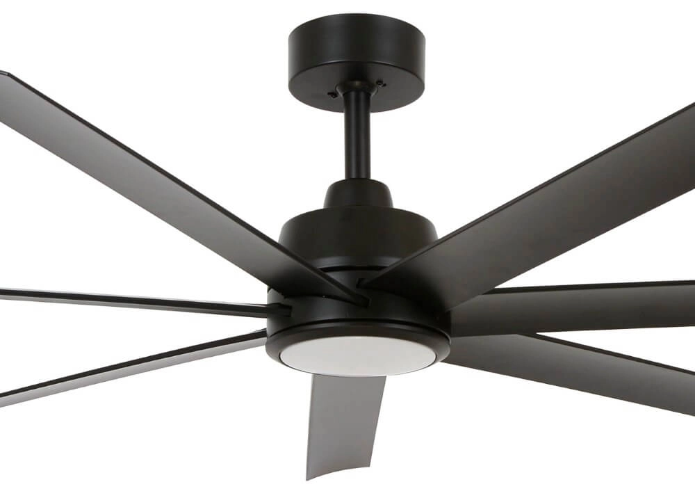 Ceiling fan black Atlanta Led Ø 142cm IP55 Beacon 9333509205883
