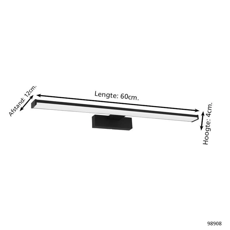 Mirror lamp Pandella 1 bathroom - IP44 - 60cm Eglo 9002759989088