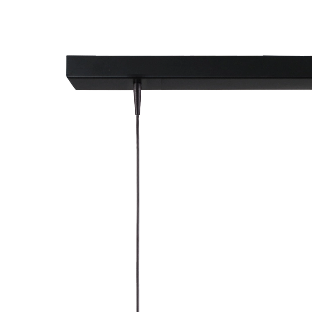 3-light pendant lamp Scala 130cm black nickel Ø 25cm Masterlight 8718121326986