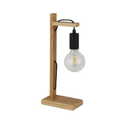 Table lamp wood Woody Searchlight 5053423192567