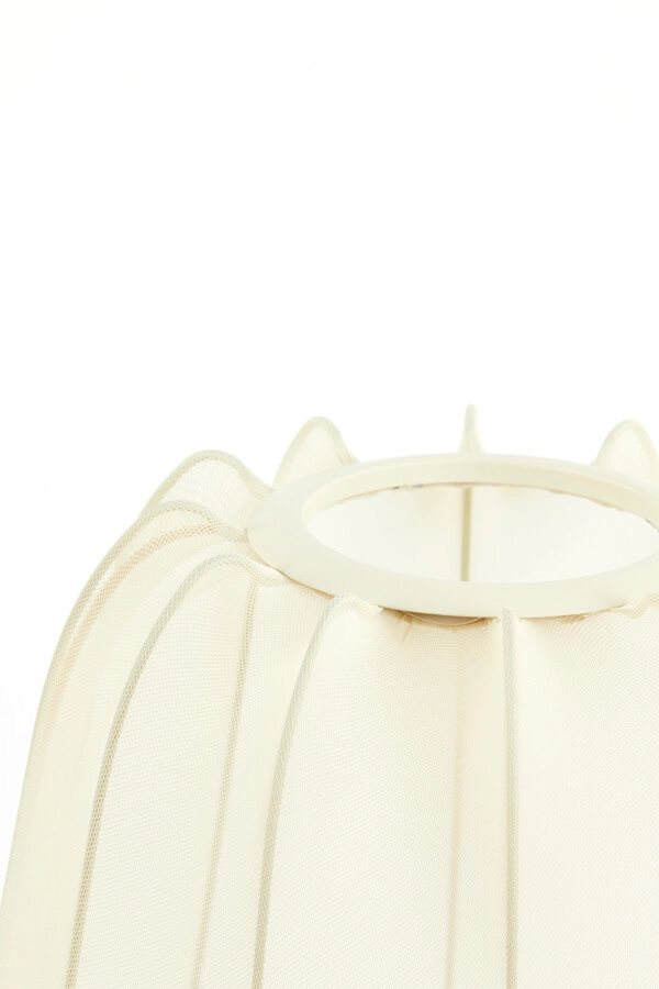 Japandi table lamp Plumeria cream Ø 34cm Light & Living 8717807651367