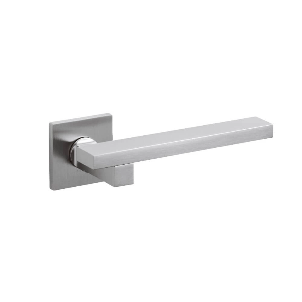 Door handle Space Q chrome matt