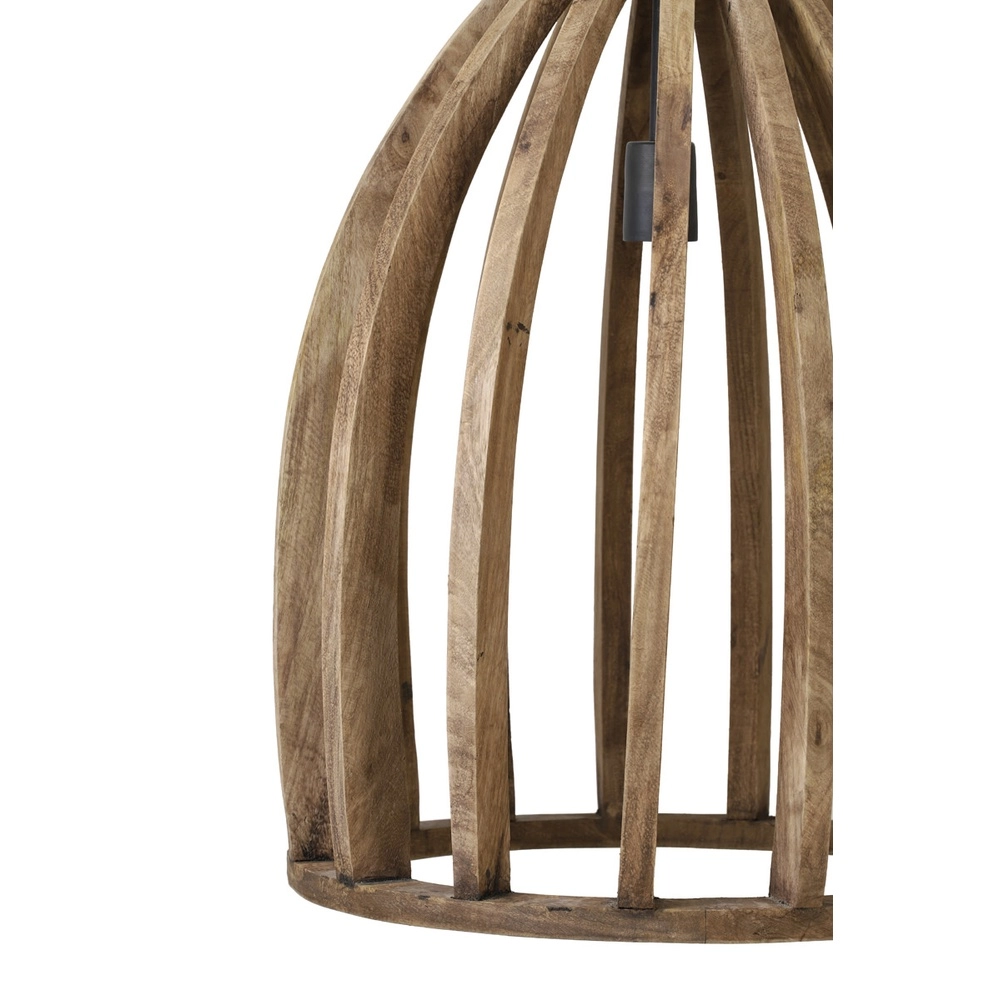 Wooden pendant lamp Haranka Ø 47cm Light & Living 8717807293321