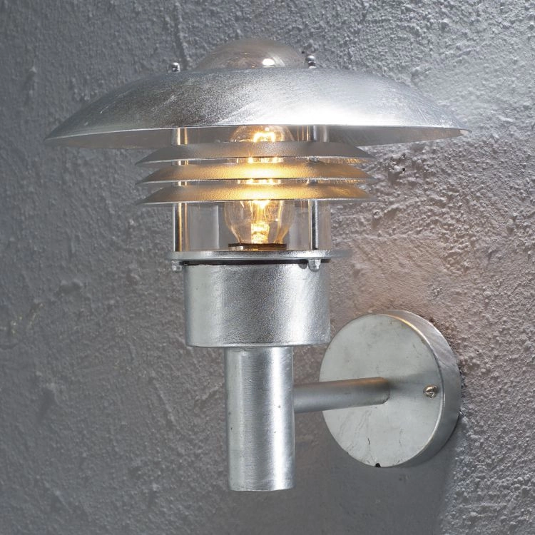 Country wall lamp Modena Up 27cm zinc grey KonstSmide 7318307300321
