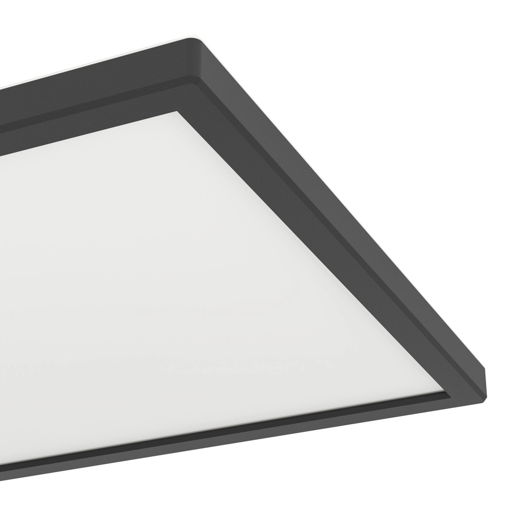 Bathroom ceiling light Rovito Square - Black - 29x29cm Eglo 9008606329878